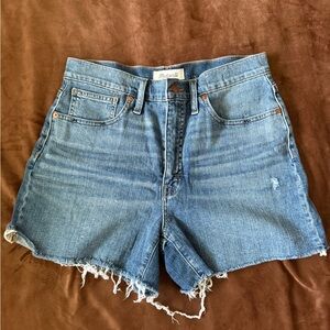 Madewell Cutoff Jean Shorts